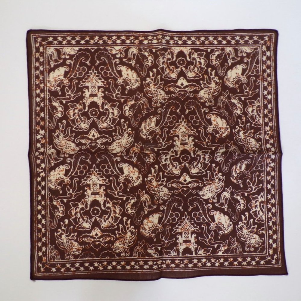 Set Of 6 Vintage 1970's Napkins Oriental 2334